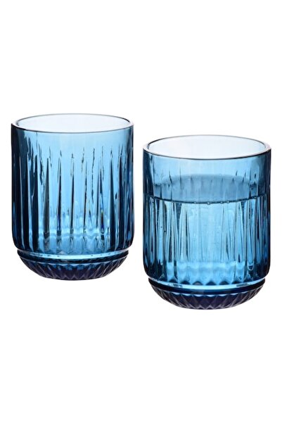 Allesken Set de 4 pahare, Allesken, 260 ml, 7,5 x 9,4 cm, Albastru