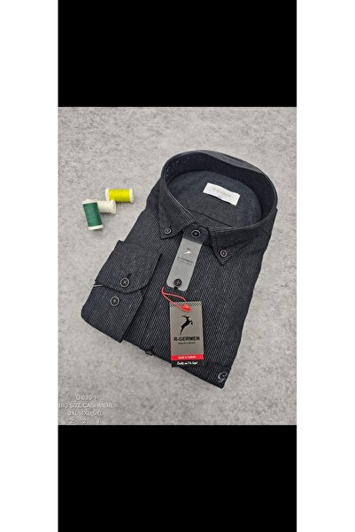 Cinar erkek giyim Men's Shirt, Oversized, Winter, Single Pocket, Classic Cut ...