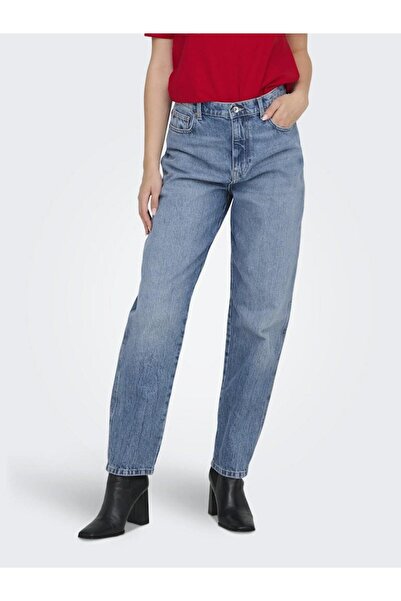 ONLY Blue Onltokyo Hawt Carrot Ank Dnm Pim938 Jean - Albastru mediu