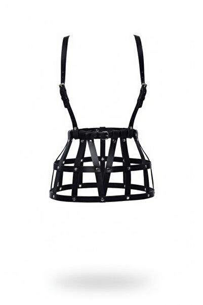 Angels Passion Red Leather Skirt Laser Cut Leather Skirt