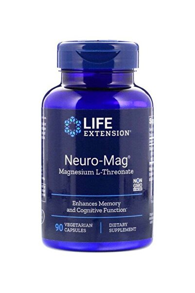 Life Extension عبوة من 2 مكمل غذائي نيورو-ماج ماغنيسيوم إل-ثريونات - 90 كبسول...