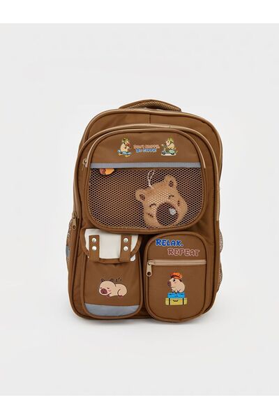 LC Waikiki Lcw Accessories Boys' Backpack with Animal Figures