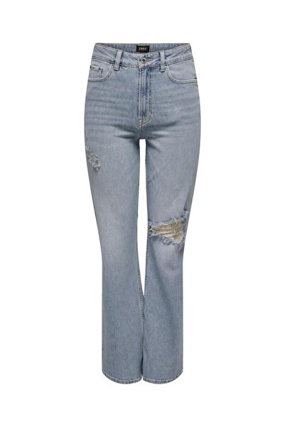 ONLY Жіночі сині джинси Onlcamille Hw Wide Leg Dnm Dcc04 Jean 15313039-Lightmedi