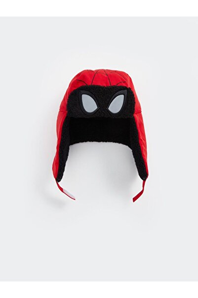 LC Waikiki LCW АКСЕСОАРИ Шапка за сняг за момчета с принт на Спайдър-Мен