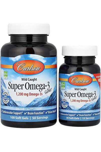Carlson Super Omega-3 Gems 100+30 130 Soft Gel