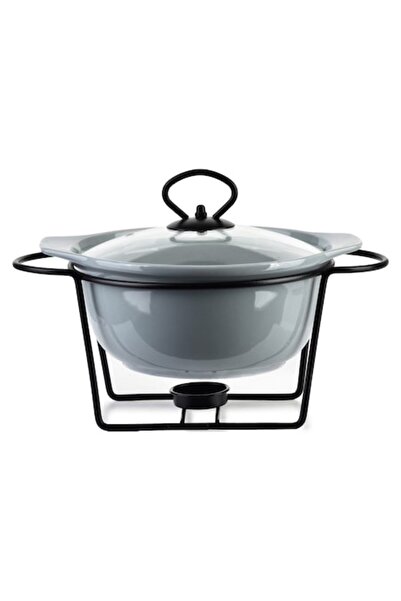 Allesken Vas termorezistent modern pentru bucătărie, cu suport metalic și cap...