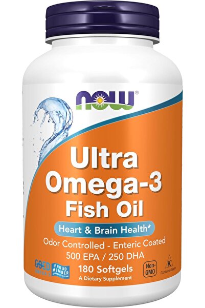 Now Foods, Ultra Omega-3, 500 EPA/250 DHA, 180 Softgels
