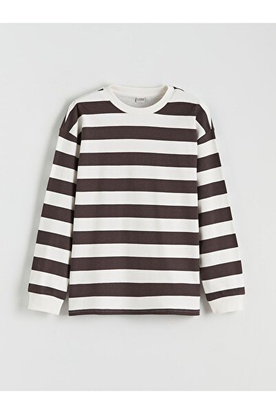 LC Waikiki Lcw Kids Crew Neck Striped Boy T-Shirt