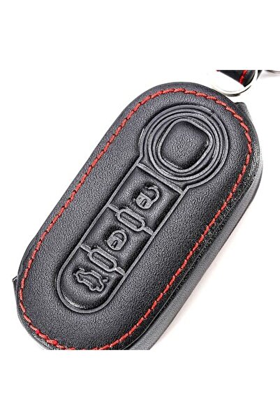 VTH Faux leather key case - Fiat 500, Panda, Punto, Bravo - MODEL 5