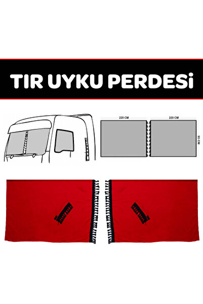 VIPTIRSHOP KADİFE TIR ÖN CAM KAPATMA PERDESİ (UYKU PERDESİ)