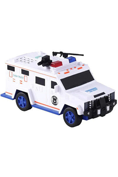 OEM Pușculiță electronică pentru mașină cu cod și amprentă - Albă