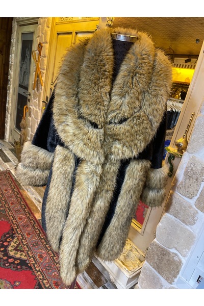 Mor İnci Kürk Kaban