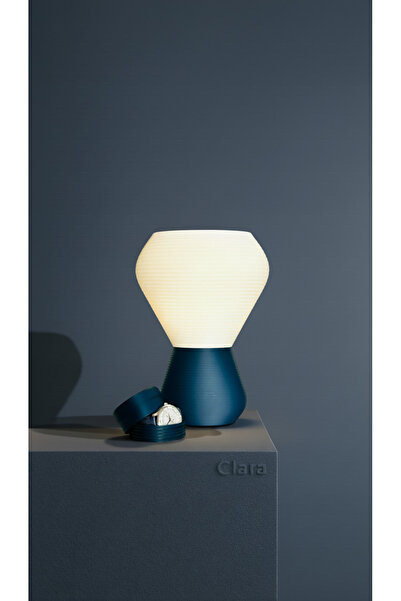 Clara Design DELTRA RIDGE Organik Modern Masa Lambası – Dekoratif Abajur, Kom...