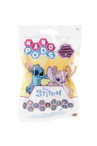 PopŞeker Disney Stitch Nano Pods Surprise Figure Pack – Licensed Collectible Toy