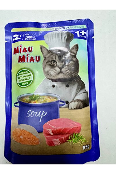 MIAU MIAU SUPĂ PENTRU PISICI CU PESTE 12x85 G