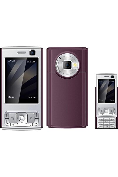 genernic Oreilet Elderly Slider Phone 2-inch Dual SIM, 1000mAh, Speed Dial (Purple)