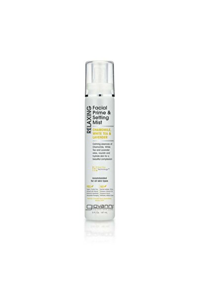 Giovanni Relaxing Facial Prime & Setting Mist - Chamomile, White Tea & Lavender