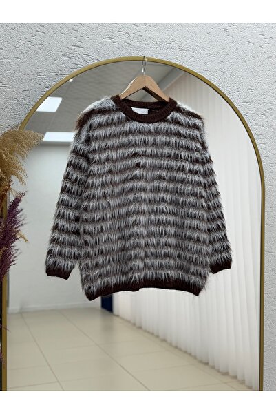 BENAHOLL سترة أديرين ذات الخطوط - كي آر5061 بني