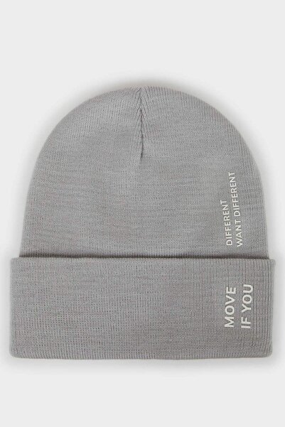 DeFacto Men's Printed Knitwear Beanie A5068Ax25Wn