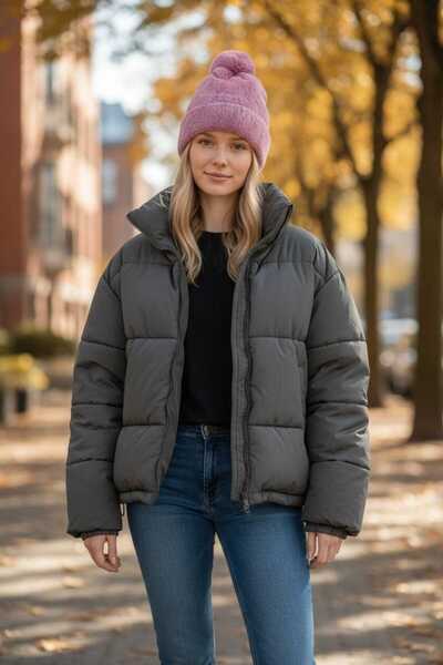 Aware Time Women's Plush Fleece-Lined Beanie