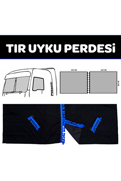 VIPTIRSHOP KADİFE TIR ÖN CAM KAPATMA PERDESİ (UYKU PERDESİ)