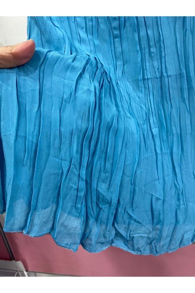 edu collection Fusta din șifon cu pliuri, căptușită