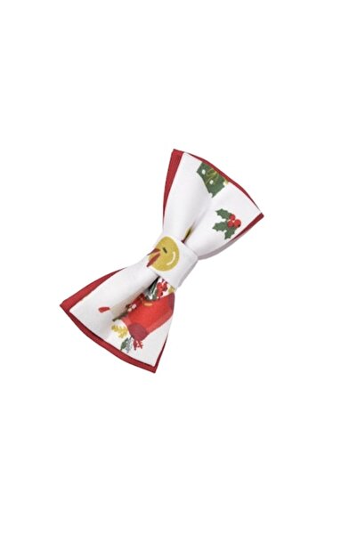 Papileon Children's Christmas Bow Tie for ages 7-14 "Christmas Decorations" (10x5 cm)