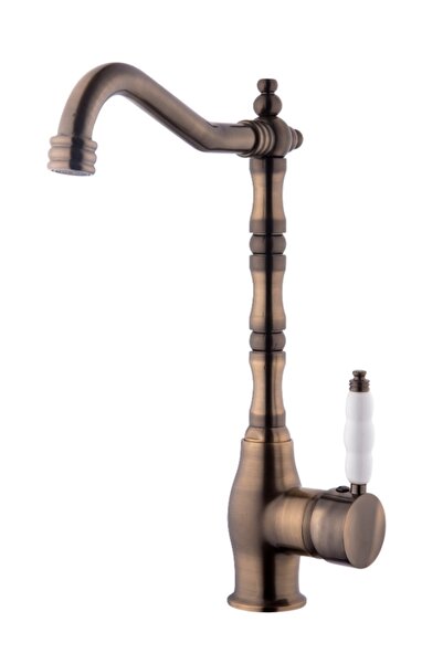 Fualora Rustic Kitchen Sink Faucet Antique