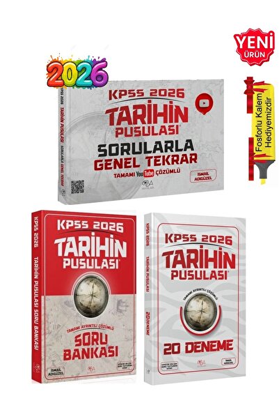 CBA Akademi 2026 - KPSS Tarihin Pusulası Genel Tekrar Kitabı + Tamamı Çözümlü...