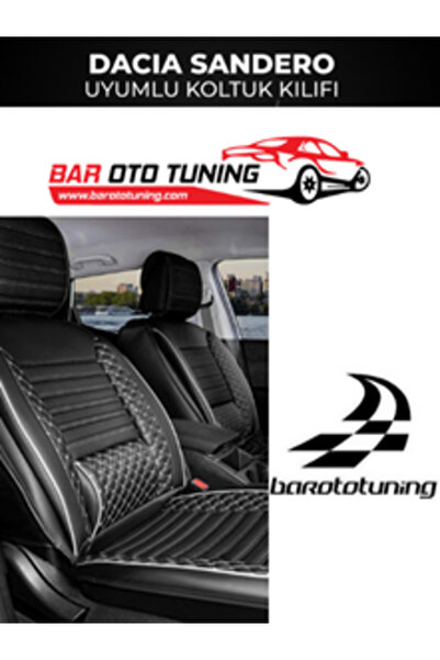 barototuning غطاء مقعد سيارة داسيا سانديرو متوافق مع سلسلة بلس لوكس باللونين ...