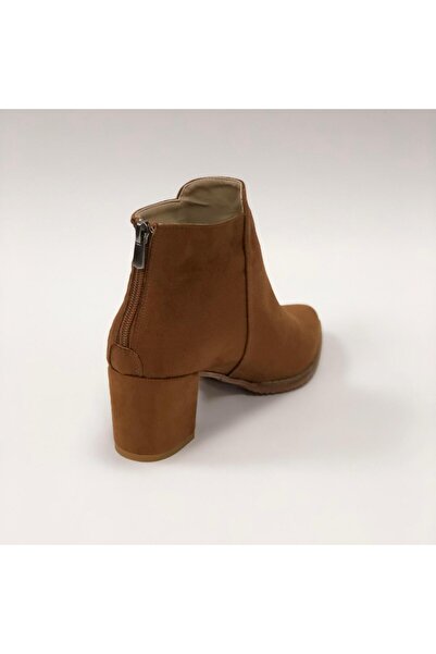 Hg Ayakkabı Melanie Taba Suede 5 cm Heel Shoes