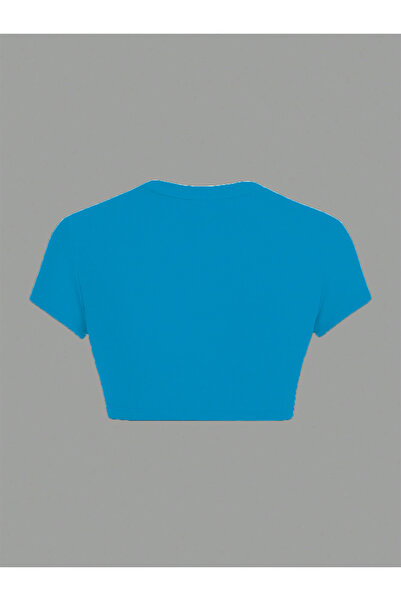 Bozz&Bozz Collection Top crop pentru femei Juicy Cristal cu imprimeu de piatră