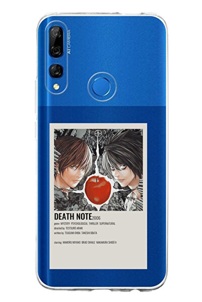 TechTree حافظة سيليكون مطبوع متوافقة مع هاتف Honor 9X بتصميم ملصق Death Note