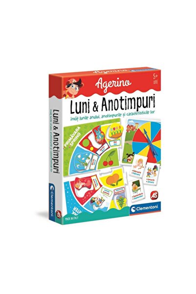 CLEMENTONI Agerino Educational Game - Months and Seasons