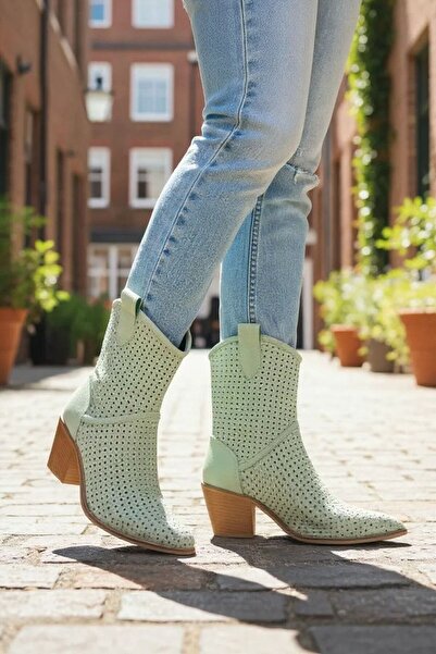 Fitbas 411781 760 Γυναικείες μπότες Aqua Green σε μεγάλο και μικρό μέγεθος