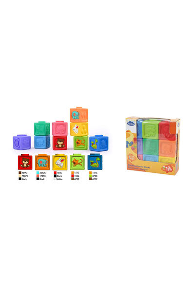 One Two Fun Construction block set -