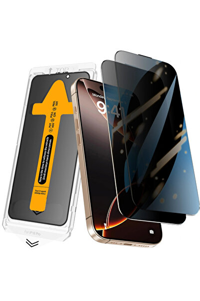 Redclick واقي شاشة من الزجاج المقوى للخصوصية من Apple iPhone 17 Pro Max 2.5D ...