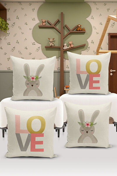 Filamente Set de huse de pernă 4 bucăți pentru cameră pentru copii imprimat digital