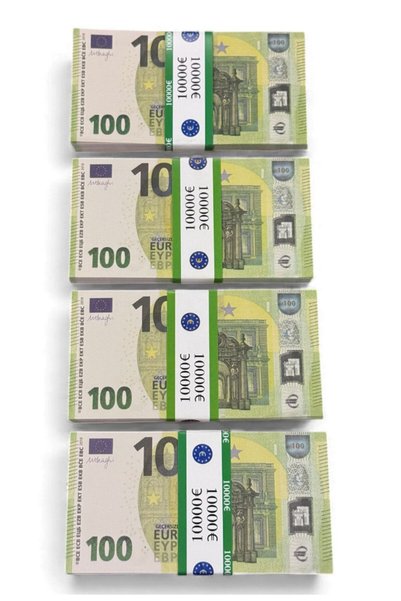 zemshop 4 Deste 100 Euro Düğün, Kına, Parti ve Çekim Şaka Parası – Dekoratif ...