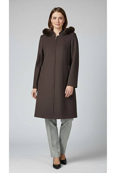 ALVİSTA Women's Cashmere Jacket Coat-1225