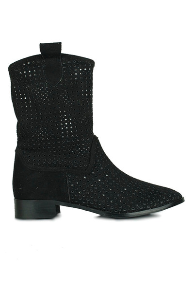 Fitbas 411780 008 Γυναικείες Μαύρες Μπότες Μεγάλου & Μικρού Μεγέθους