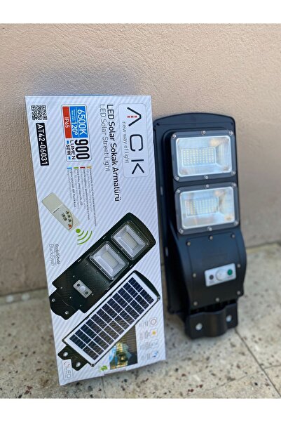 ACK Solar Güneş Enerjili Sokak Lambası Sokak Armatürü 50W