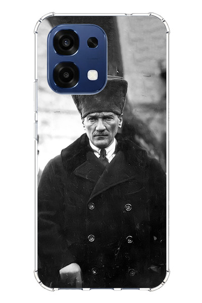 TechTree حافظة سيليكون متوافقة مع هاتف اوبو A6 برو مصطفى كمال أتاتورك بورتريه...