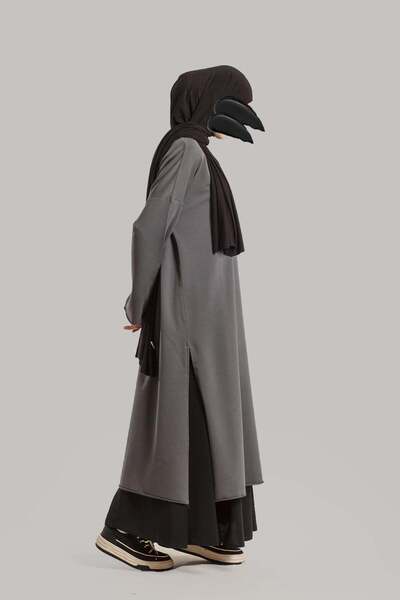Emare Smoked Skirt Top Sweat with Pockets