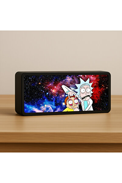 Sfenks. Rick And Morty LED Lamba & Masa Lambası & Gece Lambası