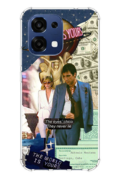 TechTree حافظة سيليكون مطبوع متوافقة مع هاتف اوبو A6 برو بتصميم إلفيرا هانكوك...