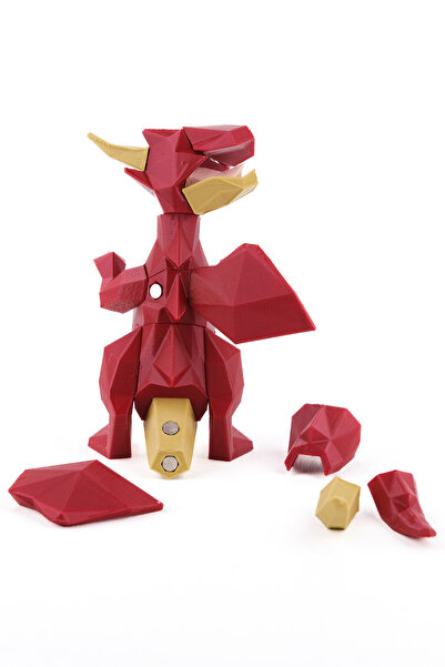 BCOVERART Toyzzart 3D Puzzle Yapboz Mıknatıslı Oyuncak-Ejderha