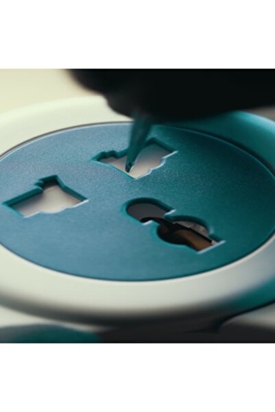 porodo 2500W Multi-Socket Strip with 4 AC Sockets, USB-A & 2 USB-C Ports, 1.8m Cable - Gray