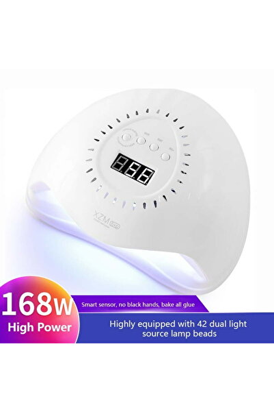 NEONI Nail Lamp Manicure Gel Nail Dryer Auto-Sensor 168W 42-Lamp UV LED Timer US/EU