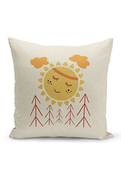 Filamente 4-Piece Throw Pillow Cover Set Kids Baby Room Digital Printed